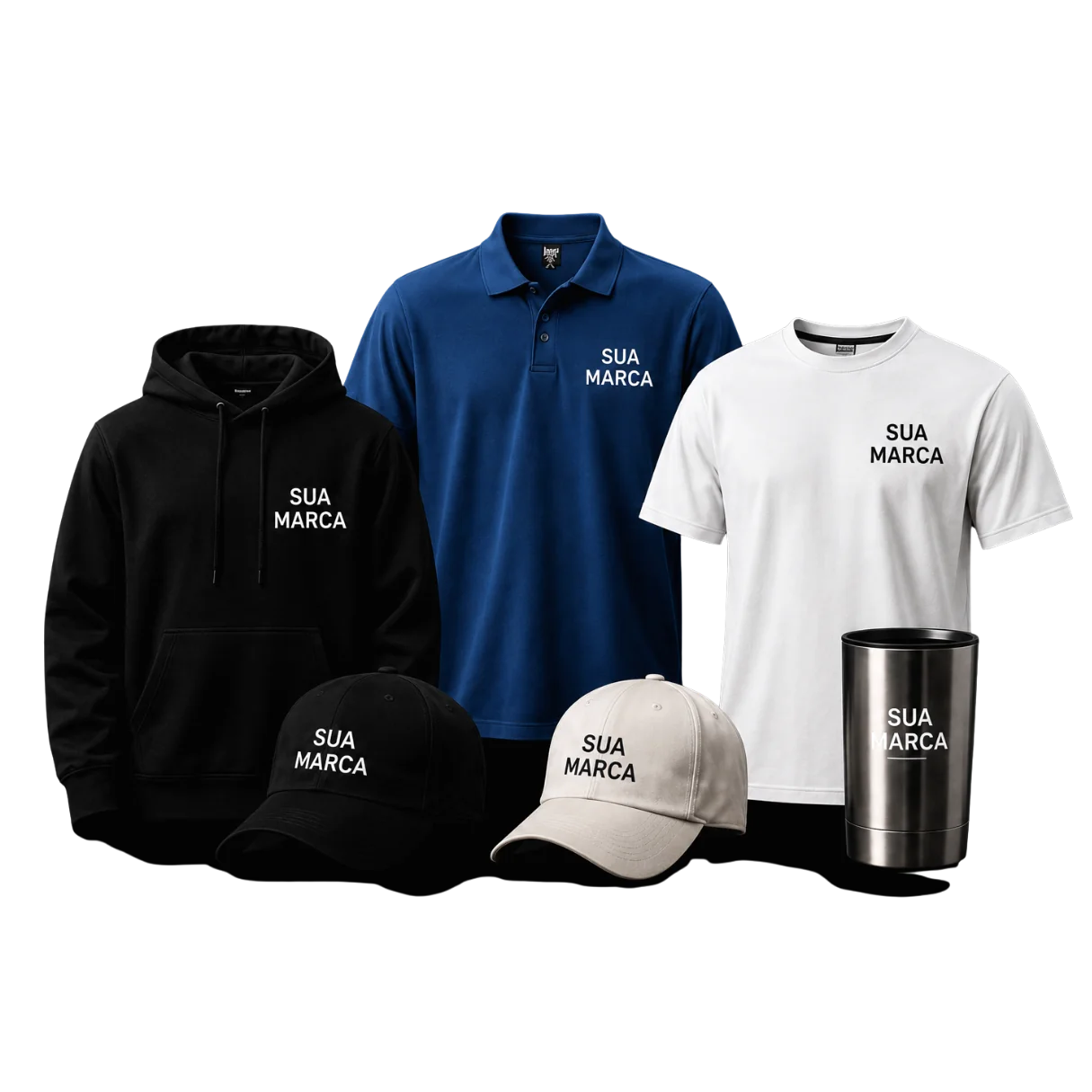 Uniformes, bonés, camisetas, moletons e copos personalizados Konzá