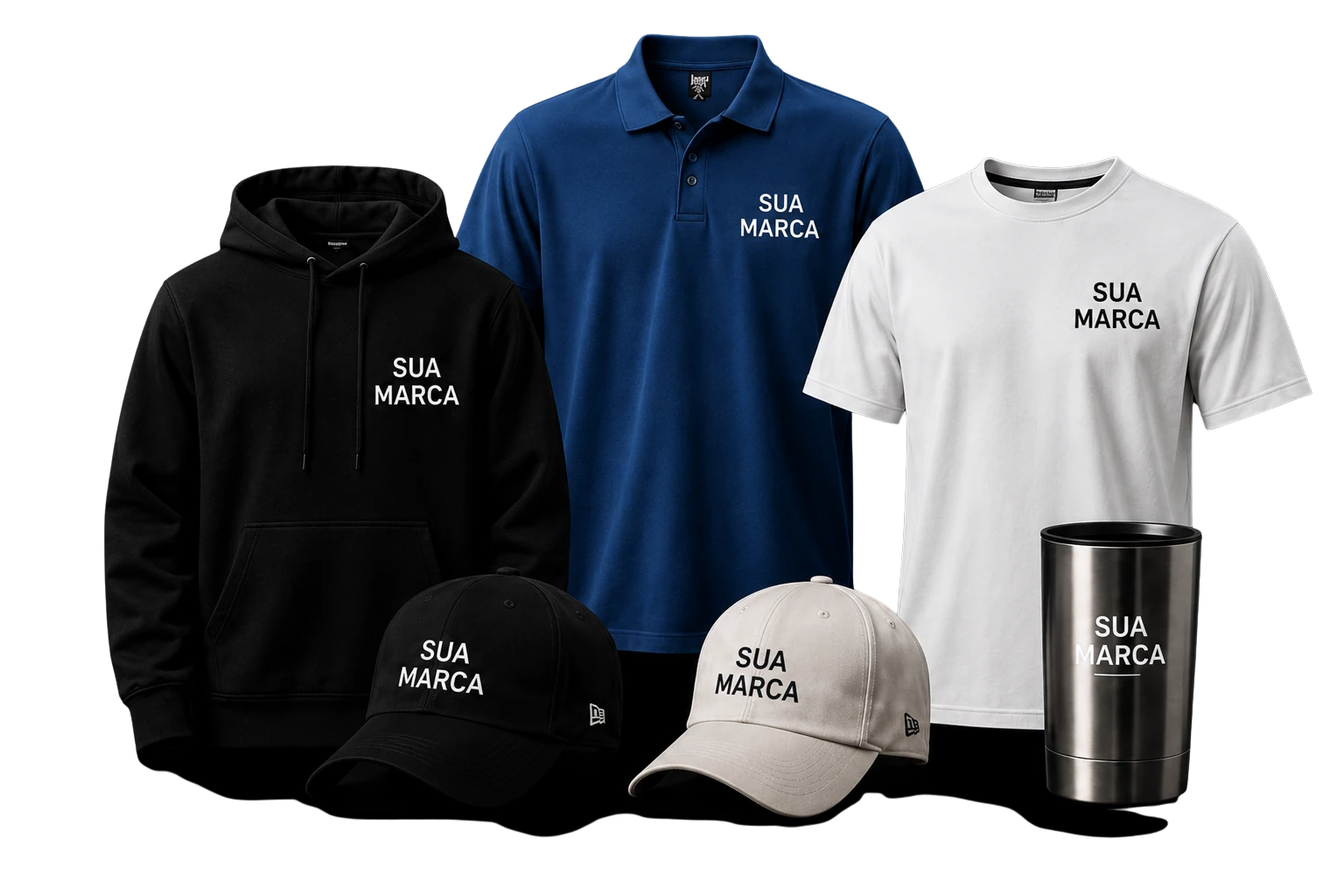 Uniformes, bonés, camisetas, moletons e copos personalizados Konzá